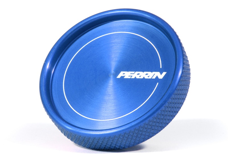 Perrin 02-21 Subaru WRX / 2022 BRZ & GR86 / 04-21 STI / 00-18 Forester XT Oil Fill Cap - Blue - PSP-ENG-711BL