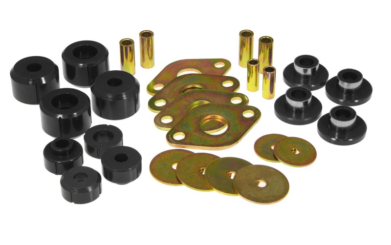 Body And Cab Mount Bushing Kit; Black; - 18-103-BL