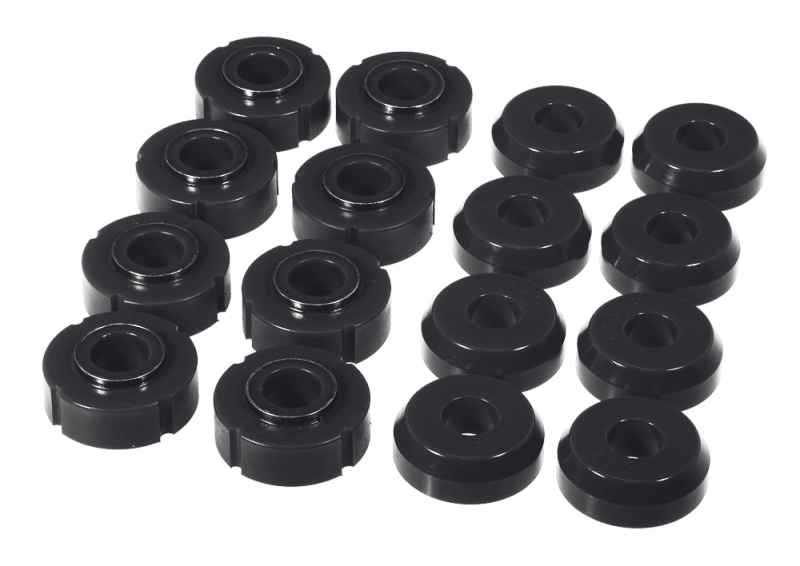 Body And Cab Mount Bushing Kit; Black; 16 pc.; w/o Hardware; - 6-101-BL