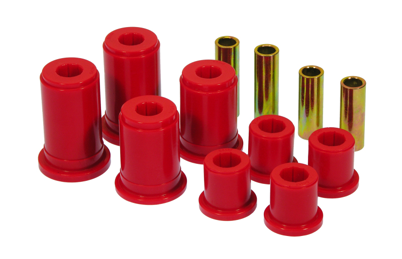 Control Arm Bushing Kit; Red; Front; w/o Shells; - 7-236