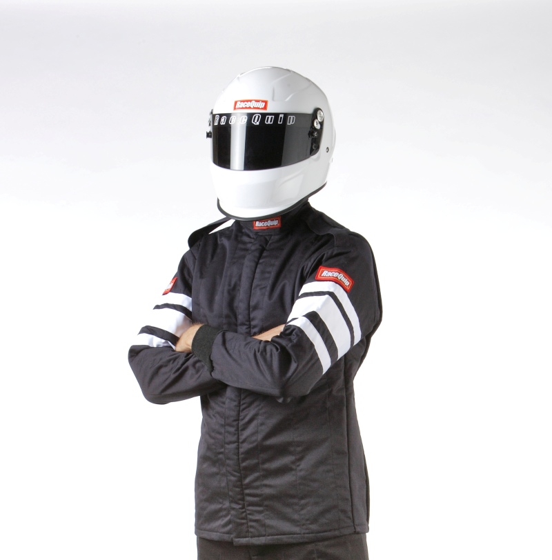 RaceQuip Black SFI-5 Jacket - Large - 121005