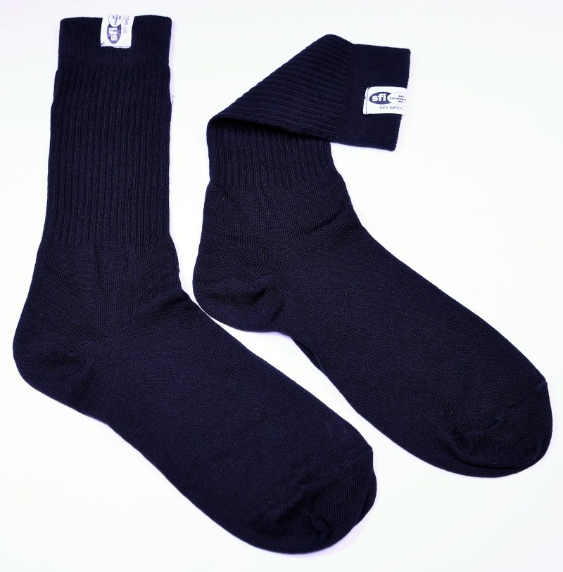 Socks FR Medium 8-9 Black SFI 3.3 - 411993