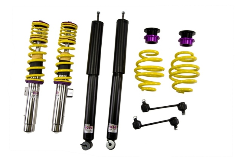 Height adjustable stainless steel coilover system with pre-configured damping - 10220022