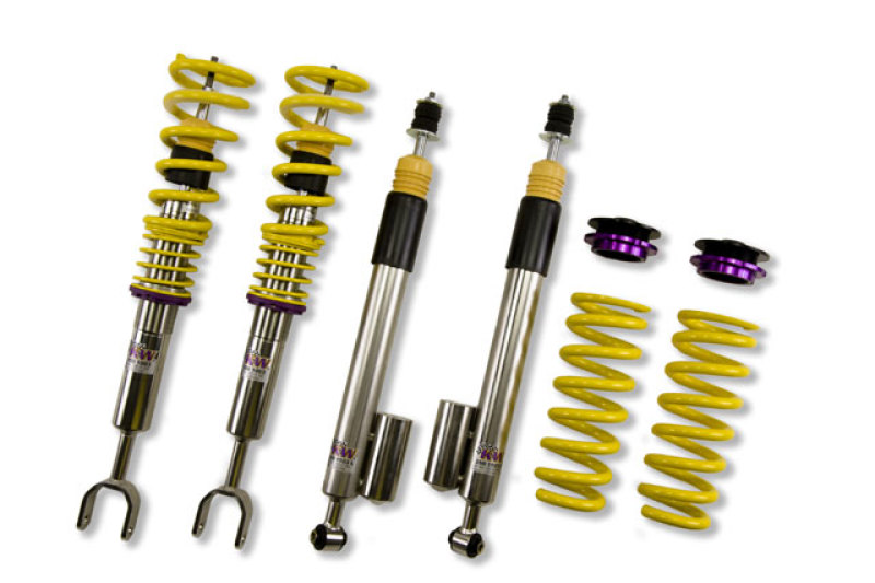 Height adjustable stainless steel coilovers with adjustable rebound damping - 15225005