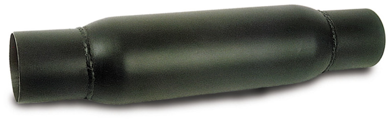 Moroso Spiral Flow Racing Muffler - 3.5in Inlet/Outlet x 4in Diameter x 12in Long - Steel - 94052