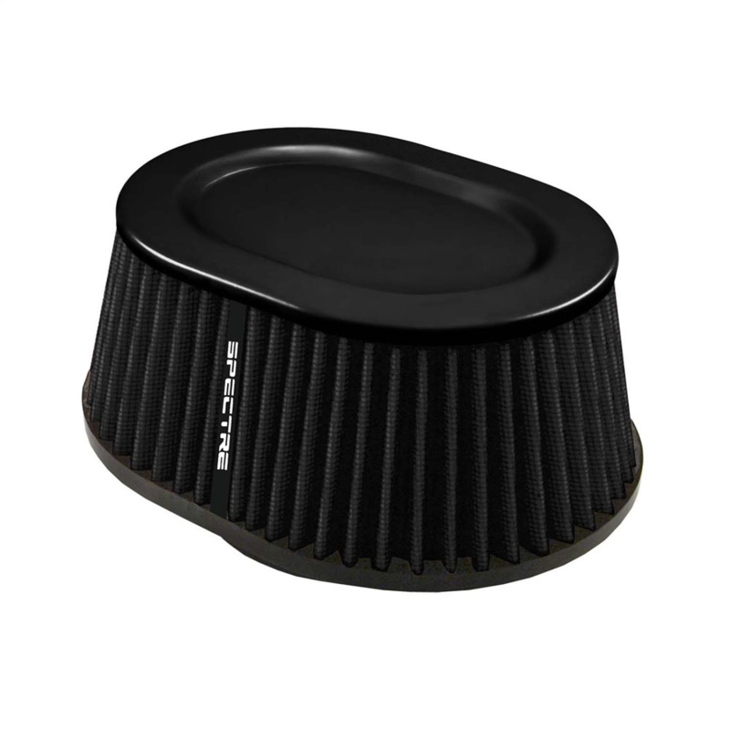 Spectre Conical Air Filter Oval 4in. - Black - HPR9616K