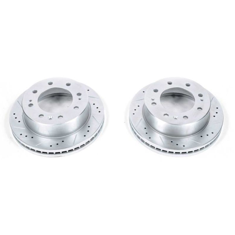 Power Stop 11-21 GMC Sierra 3500 HD Front Drilled & Slotted Rotor - Pair - AR82153XPR