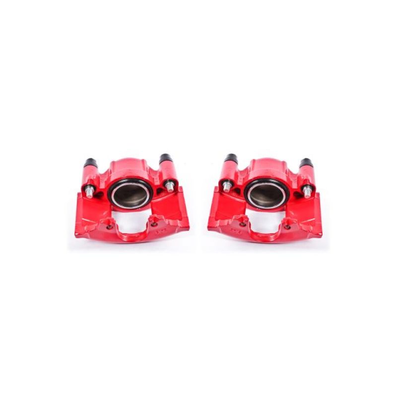 Power Stop 90-93 Cadillac Commercial Chassis Front Red Calipers w/o Brackets - Pair - S4299