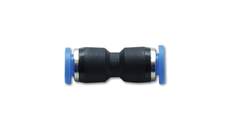 Vibrant Union Straight Pneumatic Vacuum Fitting - for use with 1/4in (6mm) OD tubing - 2672