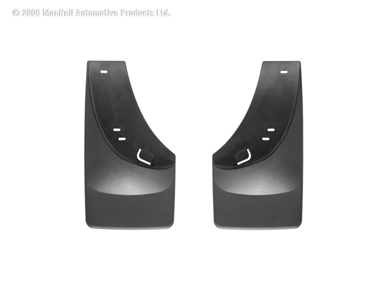 WeatherTech 07 Chevrolet Silverado Classic No Drill Mudflaps - Black - 120005