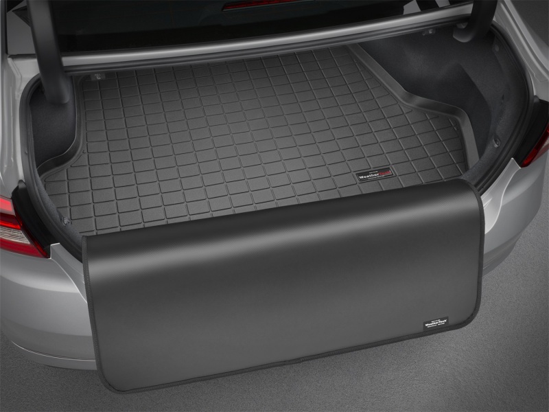 WeatherTech 2015+ Ford Mustang Cargo Liner w/ Bumper Protector - Black - 40829SK