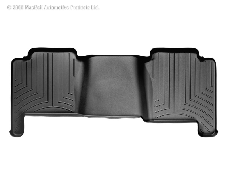 WeatherTech 04-08 Ford F150 Super Crew Rear FloorLiner - Black - 440052