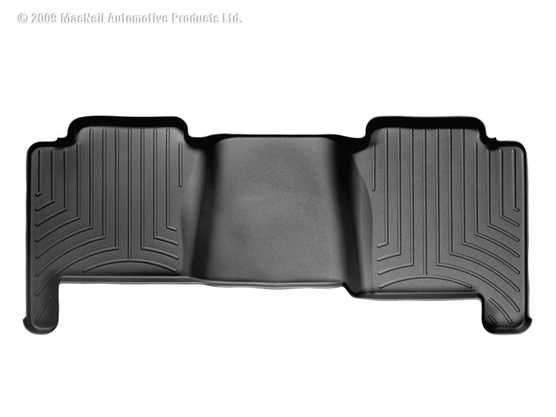 WeatherTech 04-08 Ford F150 Super Crew Rear FloorLiner - Black - 440052