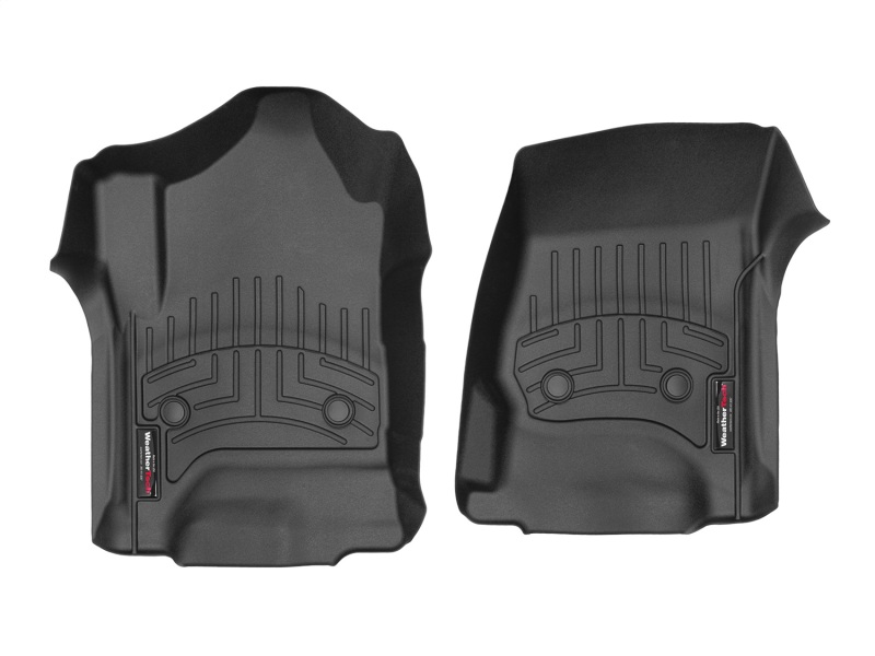 WeatherTech 2014+ Chevrolet Silverado 1500 Front FloorLiners - Black - 447221