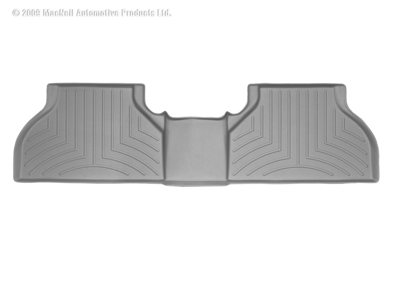 WeatherTech 2016+ Toyota Tacoma Double Cab Rear FloorLiner - Grey - 468722