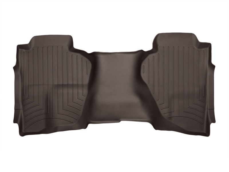 WeatherTech 2014+ Chevy Silverado Rear FloorLiner - Cocoa (Only Fits Double Cab / 1500 Models) - 475423