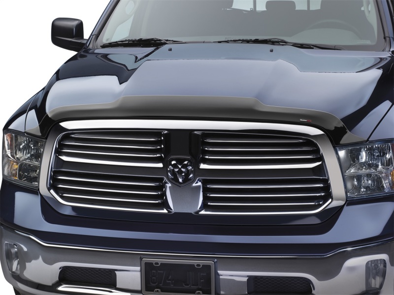 WeatherTech 2019+ Chevrolet Silverado 1500 Hood Protector - Black (Does not fit Custom/Trailboss) - 55178