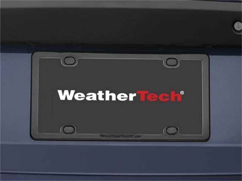 WeatherTech License Plate Frame Kit - Black - 61020