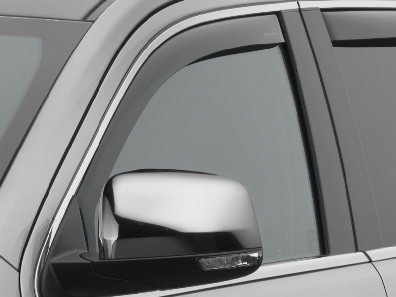 WeatherTech 11+ Jeep Grand Cherokee Front Side Window Deflectors - Dark Smoke - 80562