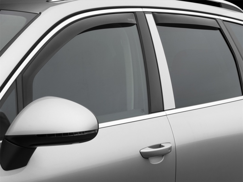 WeatherTech 11+ Volkswagen Touareg Front and Rear Side Window Deflectors - Dark Smoke - 82578