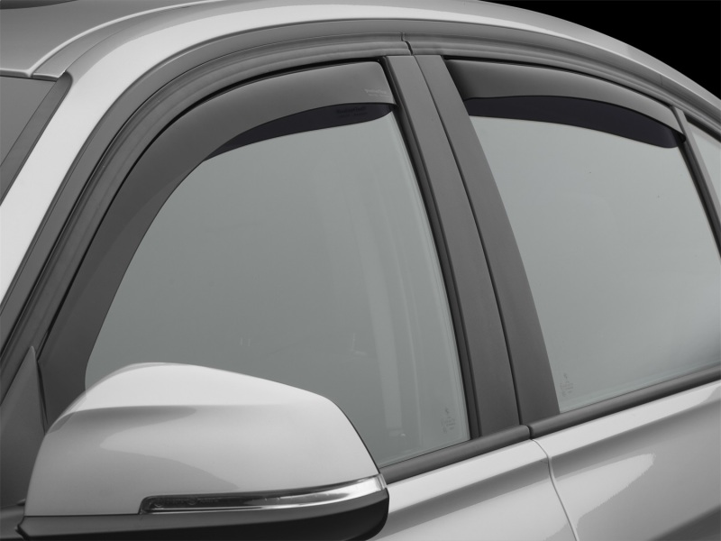 WeatherTech 12+ BMW 3-Series Front and Rear Side Window Deflectors - Dark Smoke - 82706