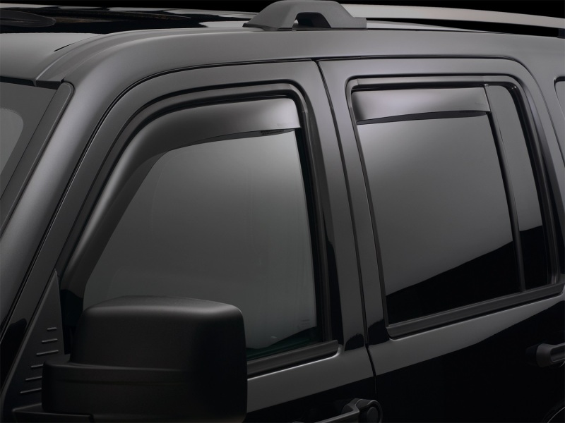 WeatherTech 2015 Volkswagen Golf Front and Rear Side Window Deflectors - Dark Smoke - 82721