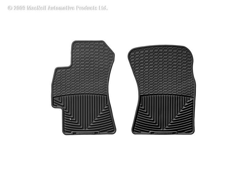 WeatherTech 93-01 Subaru Impreza Front Rubber Mats - Black - W52