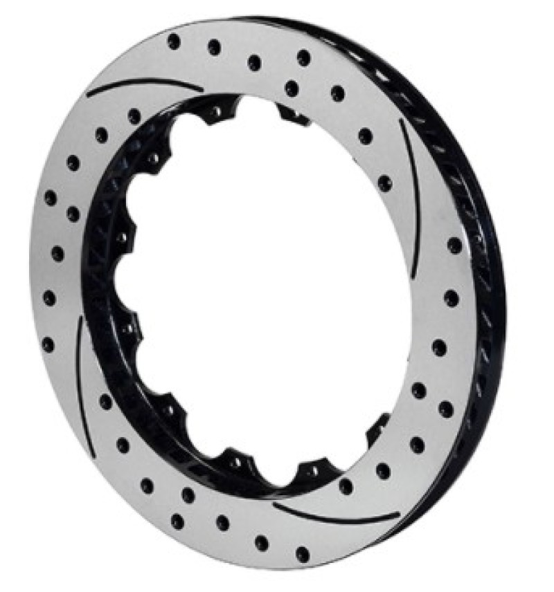 Wilwood Rotor-SRP48 SPC-37-RH-BLK-Drill 12.88 x 1.10 - 12 on 8.75in - 160-13543-BK