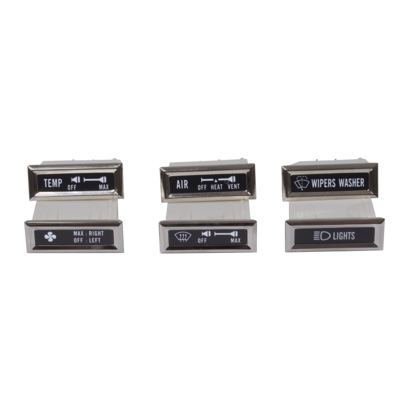 Dash Indicator Light Kit ; 76-86 Jeep CJ7/CJ8 - O - 13319.01