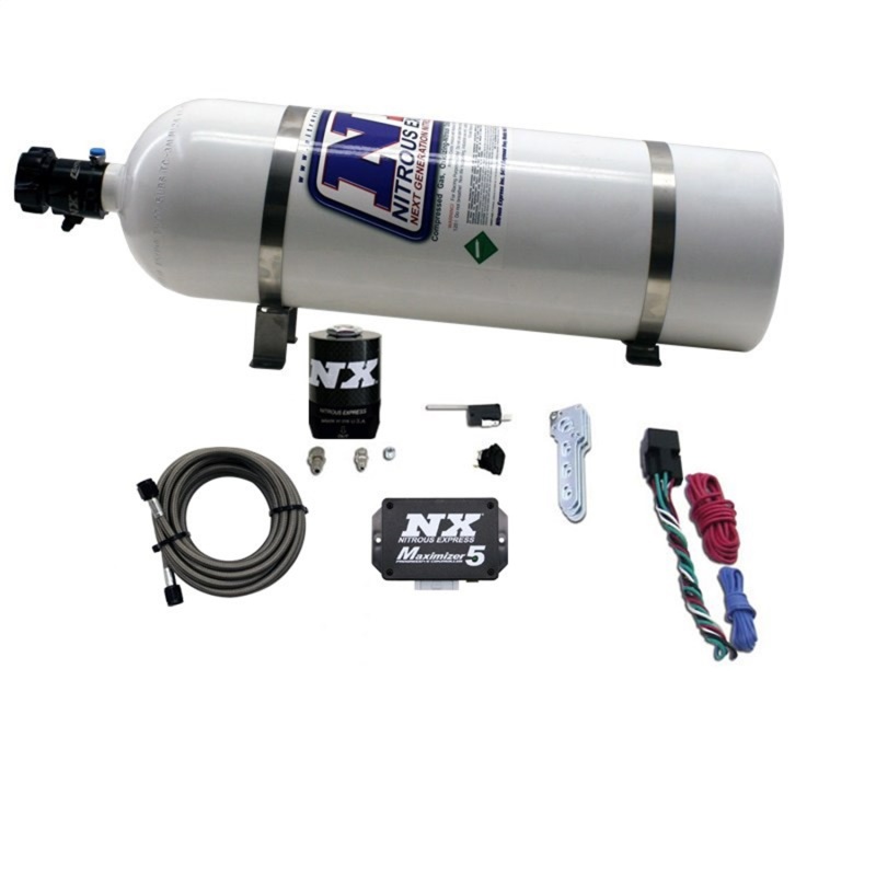 Nitrous Express Universal Diesel Nitrous Kit w/Progressive Controller/15lb Bottle - NXD1000