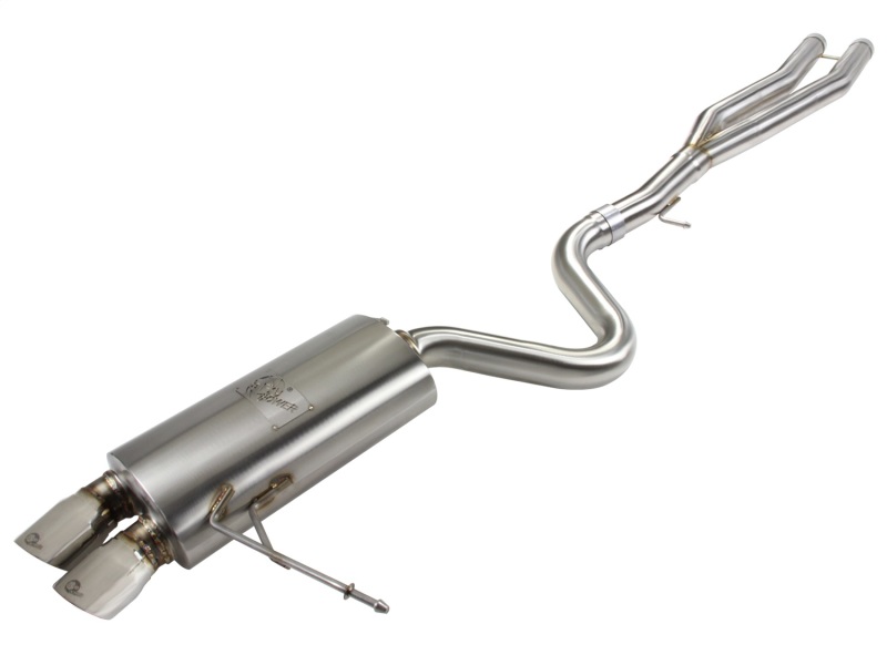 aFe MACHForce Exhaust Cat-Back SS-304 w/ Polished Tips 07-13 BMW 328i (E92/93) L6 3.0L Non-Turbo - 49-36313