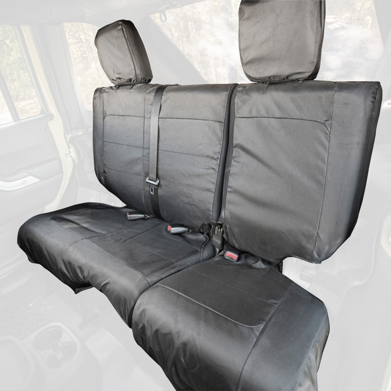 Rugged Ridge Ballistic Seat Cvr Rear Black 840D 07-10 JK 4Dr - 13266.06