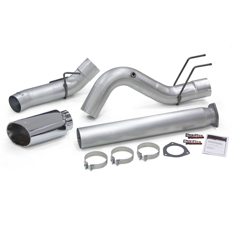 Monster Exhaust System, 5-inch Single Exit, Chrome SideKick Tip - 49795