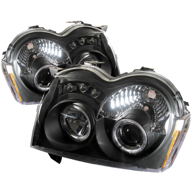 (Spyder Signature) Projector Headlights - LED Halo - Black - 5011091