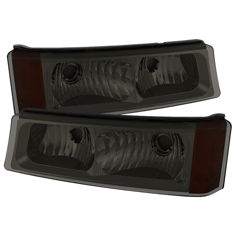 Xtune Chevy Silverado 03-06 Bumper Lights Smoke CBL-JH-CSIL03-AM-SM - 5079381