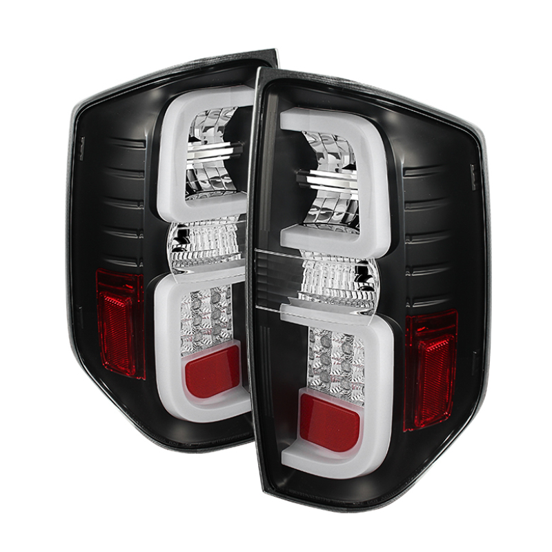 Light Bar LED Tail Lights; Black; - 5080196