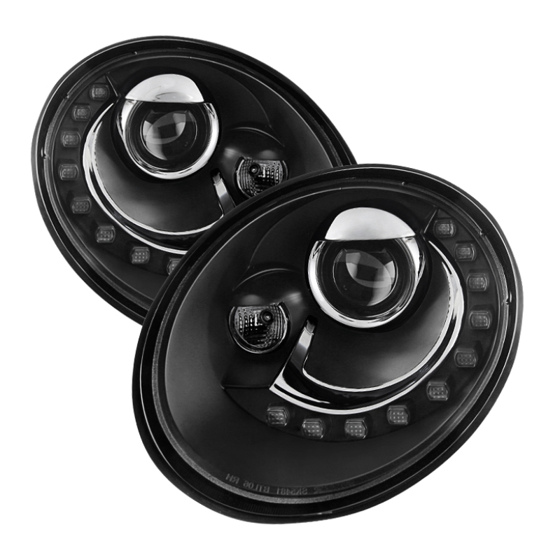 (Spyder Signature) Projector Headlights - DRL LED - Black - 5080929