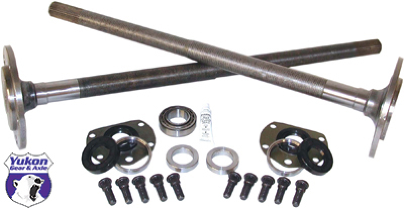 One piece; long axles 82-86 Model 20 CJ7/CJ8 w/bearings/29 splines; kit. - YCJL