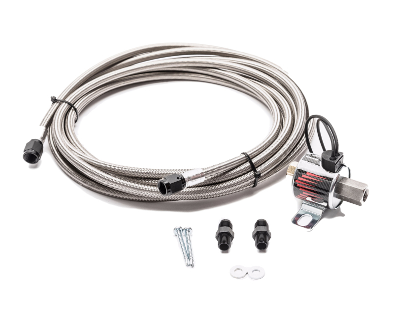 Snow Performance Braided SS Line Trunk Mount Upgrade (4AN SS Braided Line Systems) - SNO-40012-BRD