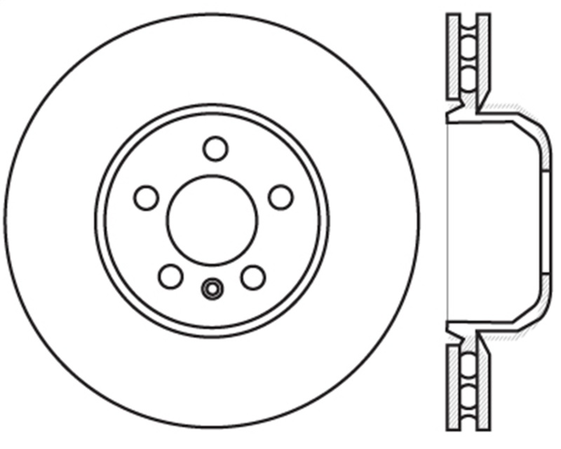 StopTech Drilled Sport Brake Rotor - 128.34126L