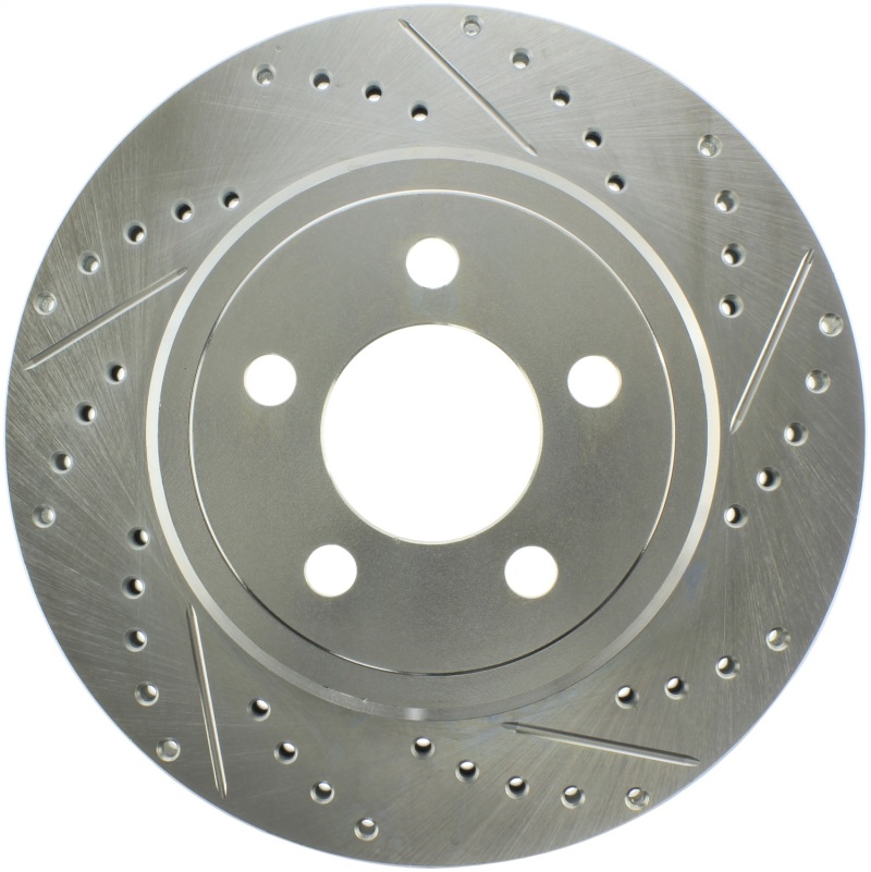 StopTech Select Sport 2011-2012 Dodge Challenger RT Drilled and Slotted Rear Left Brake Rotor - 227.63062L