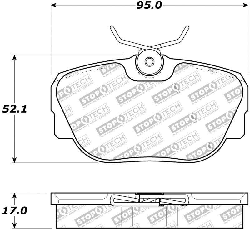 StopTech Street Touring Brake Pads - 308.04930