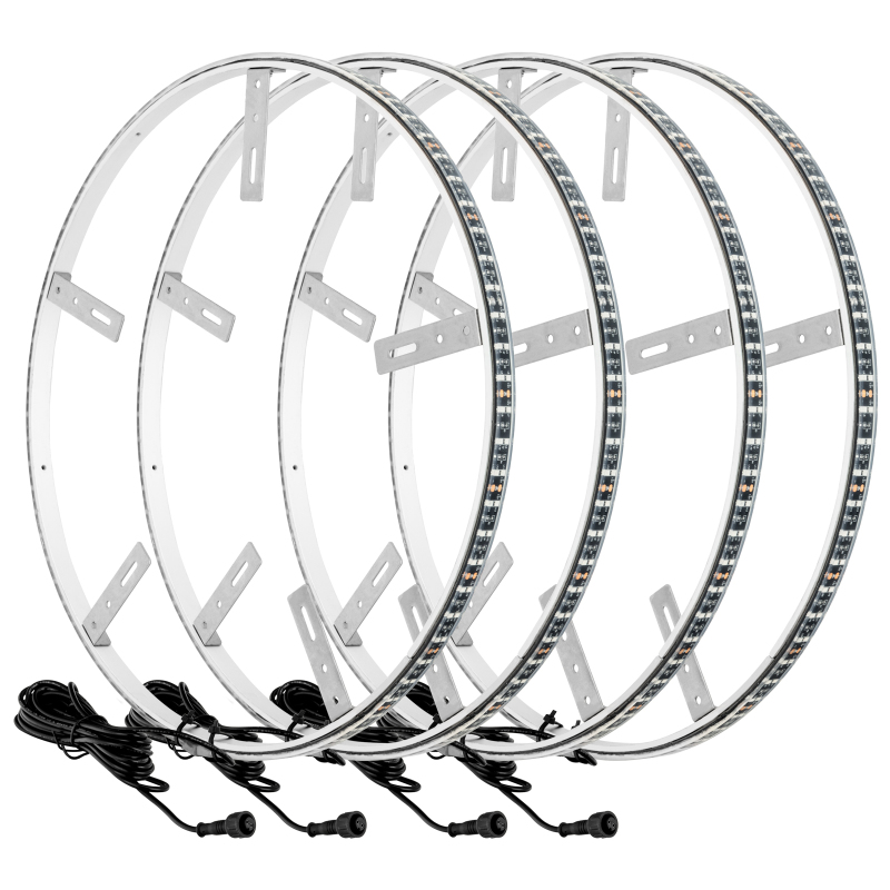 ORACLE Lighting LED Illuminated Wheel Rings - Double LED - White - 4228-001