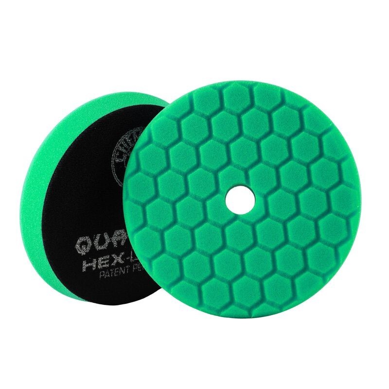 Chemical Guys Hex-Logic Quantum Heavy Polishing Pad - Green - 5.5in - BUFX113HEX5