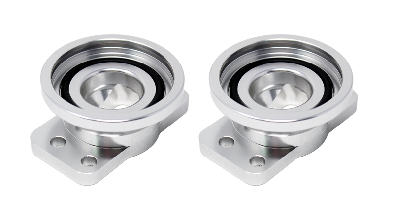 Torque Solution Dual HKS Blow Off Valve Adapter 2018+ Kia Stinger 3.3T - TS-BOV-489-3.3T