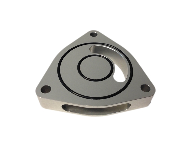 Torque Solution Blow Off BOV Sound Plate (Silver): Kia Optima 2.0T - TS-GEN-002S-2