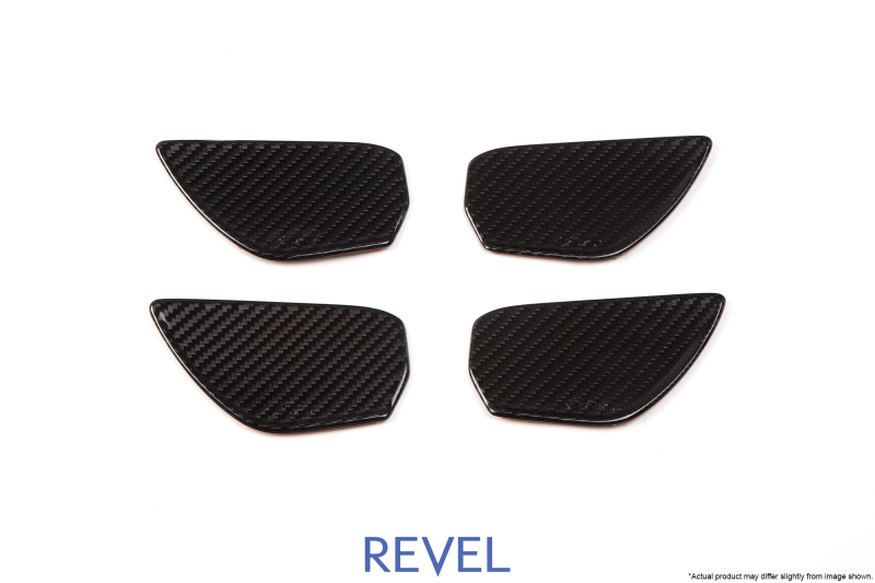 Revel GT Dry Carbon Door Trim Inner Handles (FL/FR/RL/RR) 16-18 Honda Civic - 4 Pieces - 1TR4GT0AH08