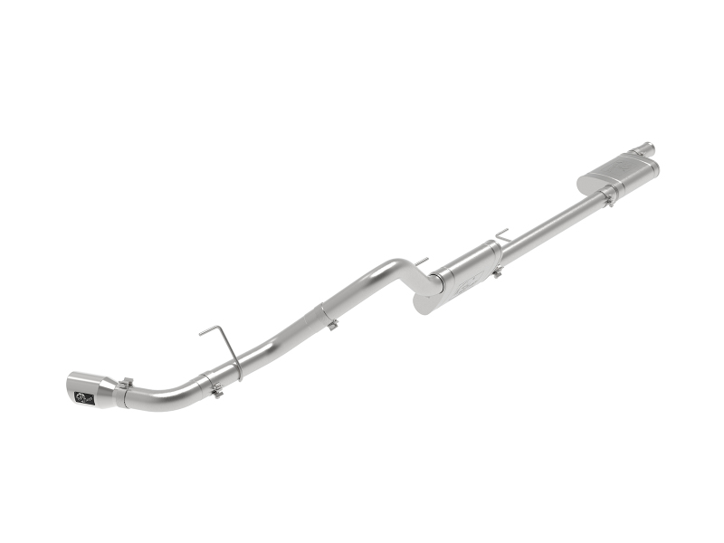 aFe Apollo GT Series 409 Stainless Steel Cat-Back Exhaust 2020 Jeep Gladiator 3.6L - Polished Tip - 49-48083-P
