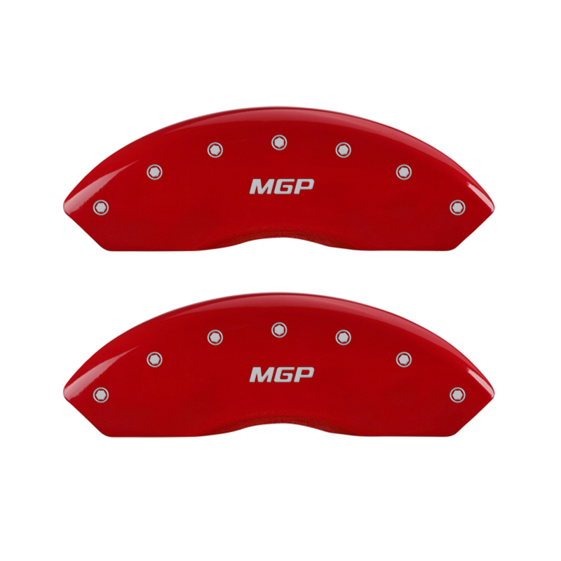 Set of 4: Red finish, Silver MGP - 16235SMGPRD