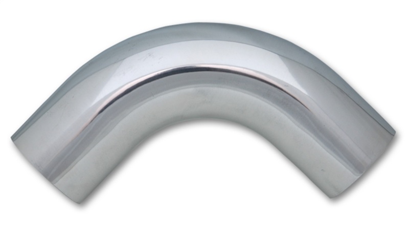Vibrant 2.75in O.D. Universal Aluminum Tubing (90 degree bend) - Polished - 2881